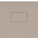 vidaXL barna SMC zuhanytálca 100 x 80 cm