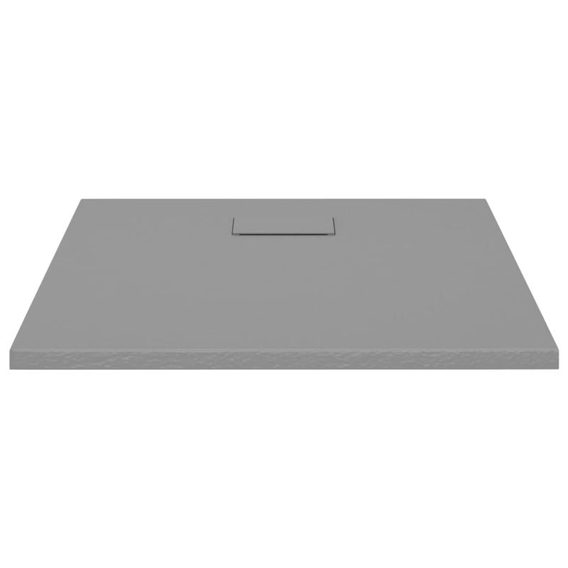 vidaXL szürke SMC zuhanytálca 80 x 80 cm