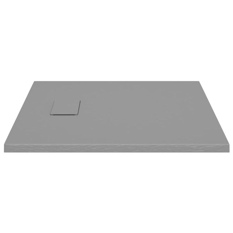 vidaXL szürke SMC zuhanytálca 80 x 80 cm