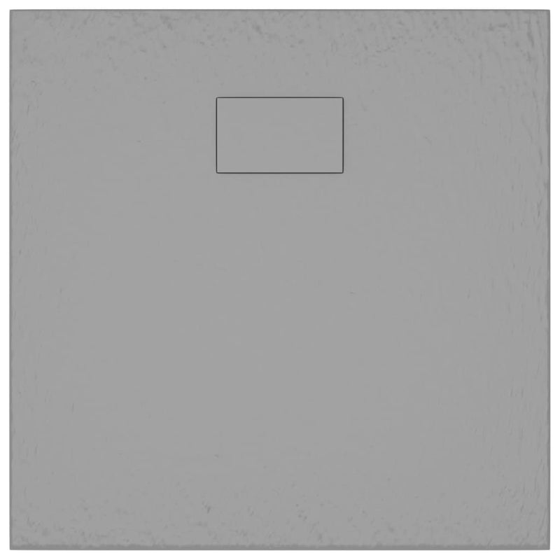 vidaXL szürke SMC zuhanytálca 80 x 80 cm