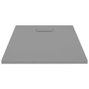 vidaXL szürke SMC zuhanytálca 100 x 70 cm
