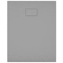 vidaXL szürke SMC zuhanytálca 100 x 80 cm