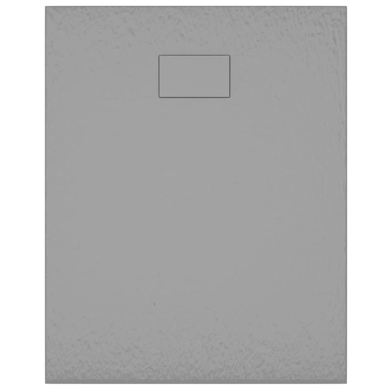 vidaXL szürke SMC zuhanytálca 100 x 80 cm