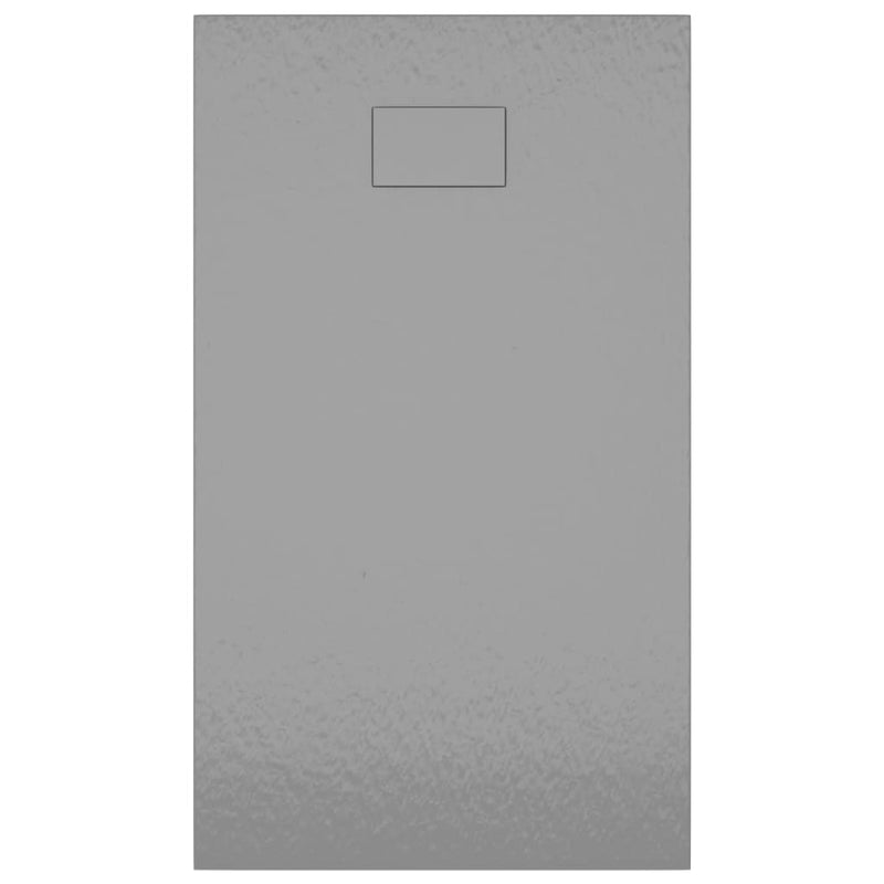 vidaXL szürke SMC zuhanytálca 120 x 70 cm