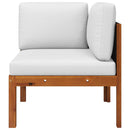 vidaXL kétrészes akácfa kerti pihenőgarnitúra párnákkal és kötéllel