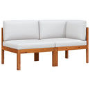 vidaXL kétrészes akácfa kerti pihenőgarnitúra párnákkal és kötéllel