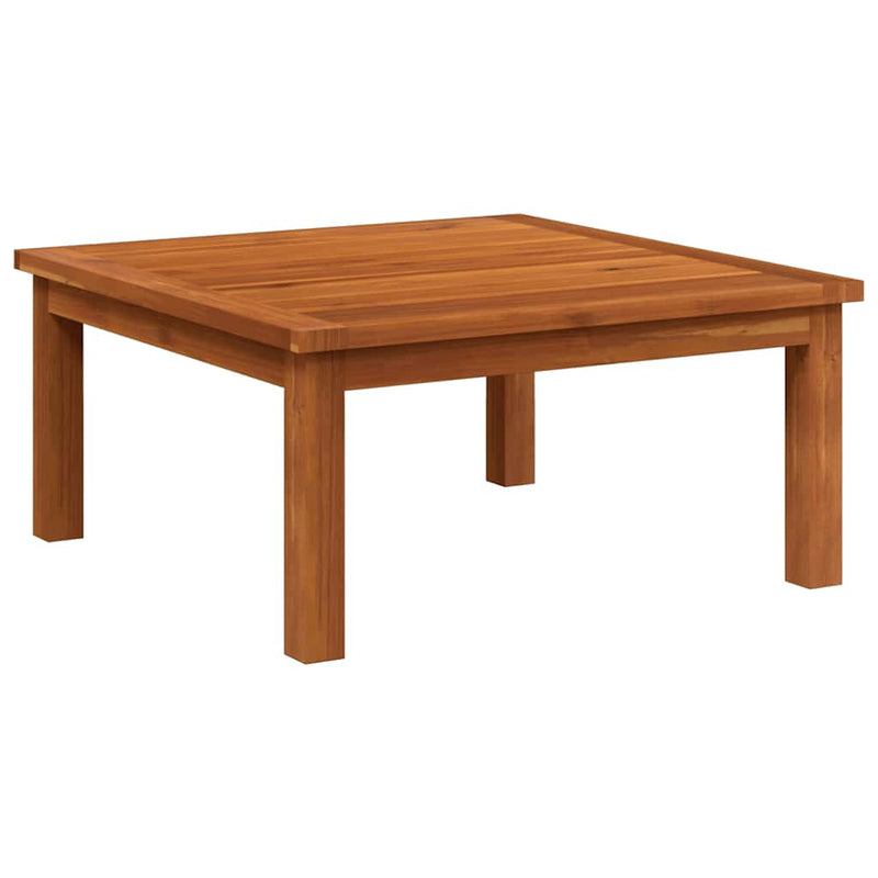 vidaXL tömör akácfa kerti társalgóasztal 63 x 63 x 30 cm