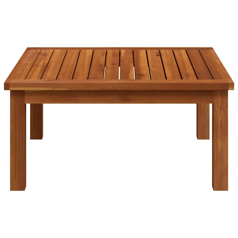 vidaXL tömör akácfa kerti társalgóasztal 63 x 63 x 30 cm