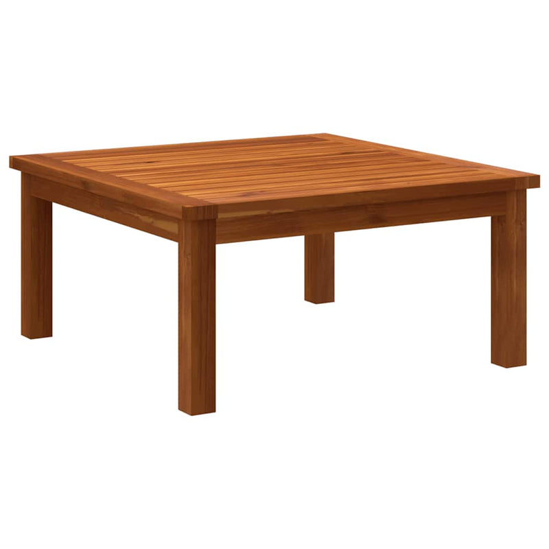 vidaXL tömör akácfa kerti társalgóasztal 63 x 63 x 30 cm