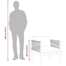 vidaXL tömör akácfa kerti szék párnával