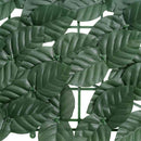 vidaXL sötétzöld leveles erkélyparaván 600 x 75 cm