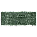 vidaXL sötétzöld leveles erkélyparaván 400 x 150 cm