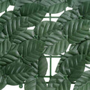 vidaXL sötétzöld leveles erkélyparaván 500 x 150 cm