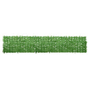 vidaXL zöld leveles erkélyparaván 400 x 75 cm