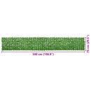 vidaXL zöld leveles erkélyparaván 500 x 75 cm