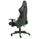 vidaXL zöld PVC forgó gamer szék