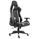 vidaXL fehér PVC forgó gamer szék