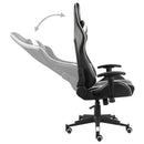 vidaXL fehér PVC forgó gamer szék