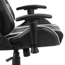 vidaXL fehér PVC forgó gamer szék