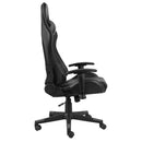 vidaXL szürke PVC forgó gamer szék