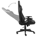 vidaXL szürke PVC forgó gamer szék