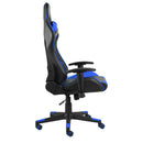 vidaXL kék PVC forgó gamer szék