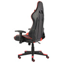vidaXL piros PVC forgó gamer szék