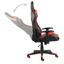vidaXL piros PVC forgó gamer szék