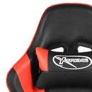 vidaXL piros PVC forgó gamer szék