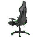 vidaXL zöld PVC forgó gamer szék