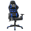 vidaXL fekete és kék műbőr gamer szék