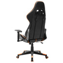 vidaXL fekete és narancssárga műbőr gamer szék