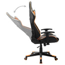 vidaXL fekete és narancssárga műbőr gamer szék