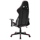 vidaXL fekete és bordó műbőr gamer szék