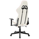 vidaXL fehér és rózsaszín műbőr gamer szék