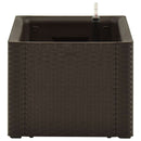 vidaXL mokkaszínű kerti magaságyás öntözőrendszerrel 100 x 43 x 33 cm