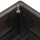 vidaXL antracitszürke kerti magaságyás öntözőrendszerrel 100x43x33cm