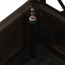 vidaXL kávébarna kerti magaságyás ráccsal és öntözőrendszerrel