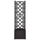 vidaXL antracitszürke kerti magaságyás ráccsal és öntözőrendszerrel