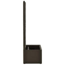 vidaXL kávébarna kerti magaságyás ráccsal és öntözőrendszerrel