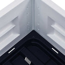 vidaXL fehér kerti PP magaságyás 43 x 43 x 35 cm