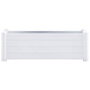 vidaXL fehér kerti PP magaságyás 100 x 43 x 35 cm