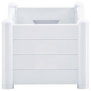 vidaXL fehér kerti PP magaságyás 100 x 43 x 35 cm