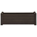 vidaXL kávészínű kerti PP magaságyás 100 x 43 x 35 cm