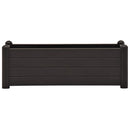 vidaXL antracitszürke kerti PP magaságyás 100 x 43 x 35 cm