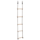 vidaXL ötfokos tömör fenyőfa létra 210 cm