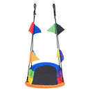 vidaXL fészekhinta zászlókkal 165 x 70 cm