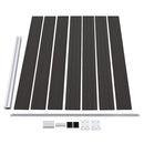 vidaXL fekete WPC kerítéspanel 175 x 146 cm