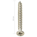 vidaXL műanyag és rozsdamentes acél burkolatrögzítő klipsz 200 csavarral