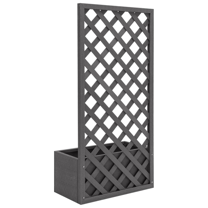 vidaXL WPC rácsos ültetőláda 65 x 30 x 135 cm